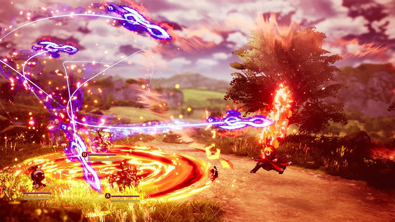 Official Final Fantasy Resonance battle screenshot used to explain Espers and turn-based combat